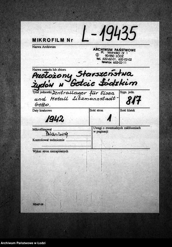 Obraz 2 z jednostki "Zentrallager für Eisen und Metall"