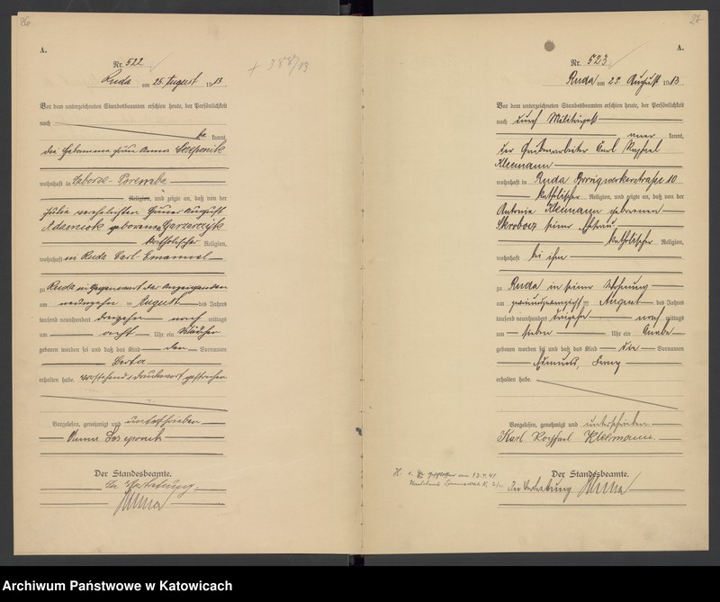 image.from.unit.number "Księga urodzeń nr 498 – 854 tom II"
