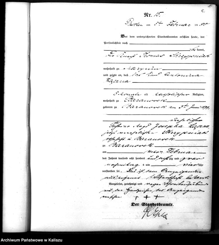 Obraz 18 z jednostki "[Księga zgonów]"