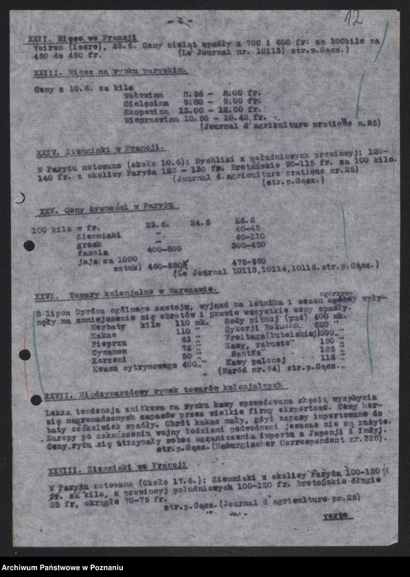Obraz 14 z jednostki "[Przegląd artykułów omawiających ceny na artykuły żywnościowe - informacje uwzględniające ceny zagranicą]"