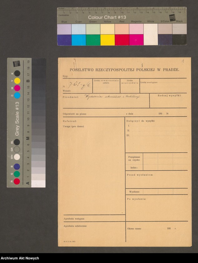 image.from.unit "Informacje dotyczące ruchu ukraińskiego; w Czechosłowacji i na Litwie. Interwencja Poselstwa w sprawie wydalenia z Czechosłowacji wybitnych działaczy Organizacji Ukraińskich Nacjonalistów (instrukcja MSZ, raporty Poselstwa RP w Pradze)"