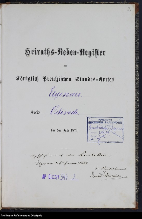 image.from.unit.number "Heiraths-Neben-Register Nr 1 - 4"