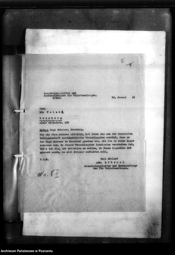 Obraz 9 z jednostki "Hugo Schaner aus Bromberg (Bydgoszcz)"