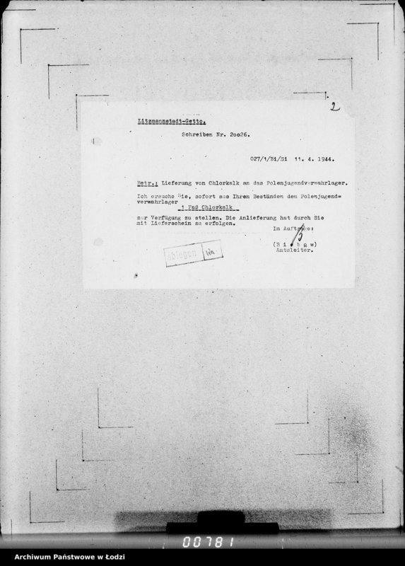 image.from.unit.number "Polenjugendverwahrlager. [Koszty urządzenia i utrzymania obozu]"