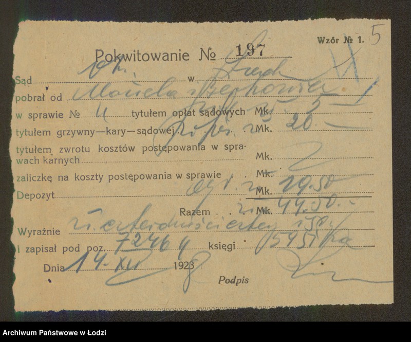 Obraz 7 z jednostki "Przedsiębiorstwo ekspedycyjne Expol właściele Szlama Manela i Icek Berkowicz"