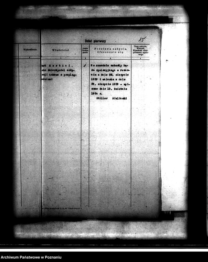 Obraz 19 z jednostki "Majątek Łukowo powiatu obornickiego wyłączenie z art. 4 i 5 ustawy o wykonaniu reformy rolnej"