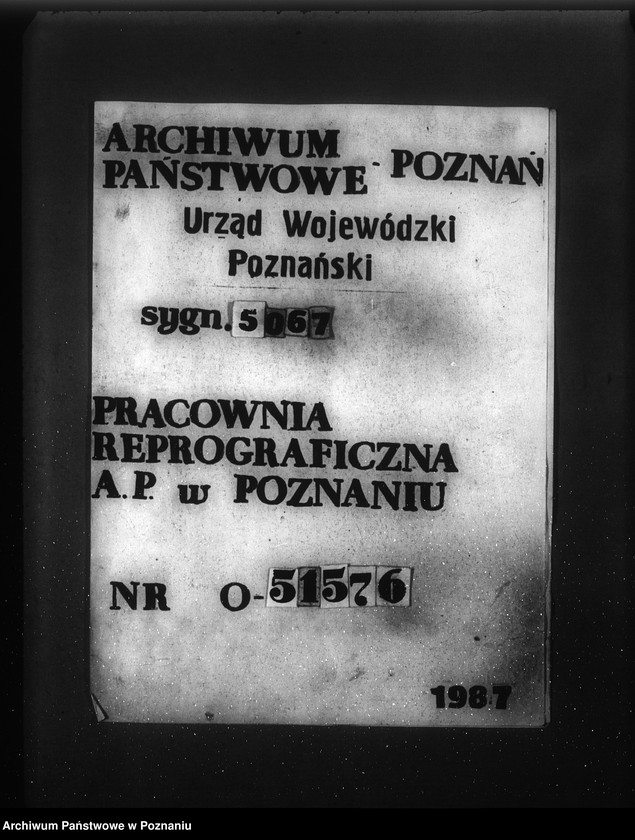 Obraz 1 z jednostki "Wniosek Elektrownia Miejska w Poznaniu o zatwierdzenie planu linii elektrycznej z Poznania do Swarzędza"