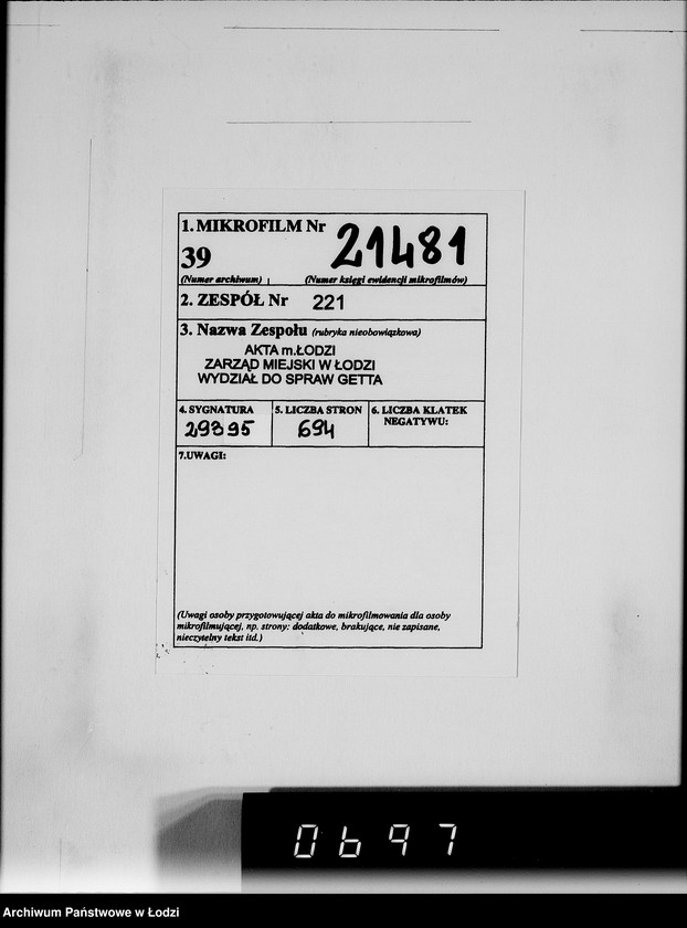 Obraz 2 z jednostki "[Korespondencja z urzędami, instytucjami i firmami] Lit.Lo-Lod."