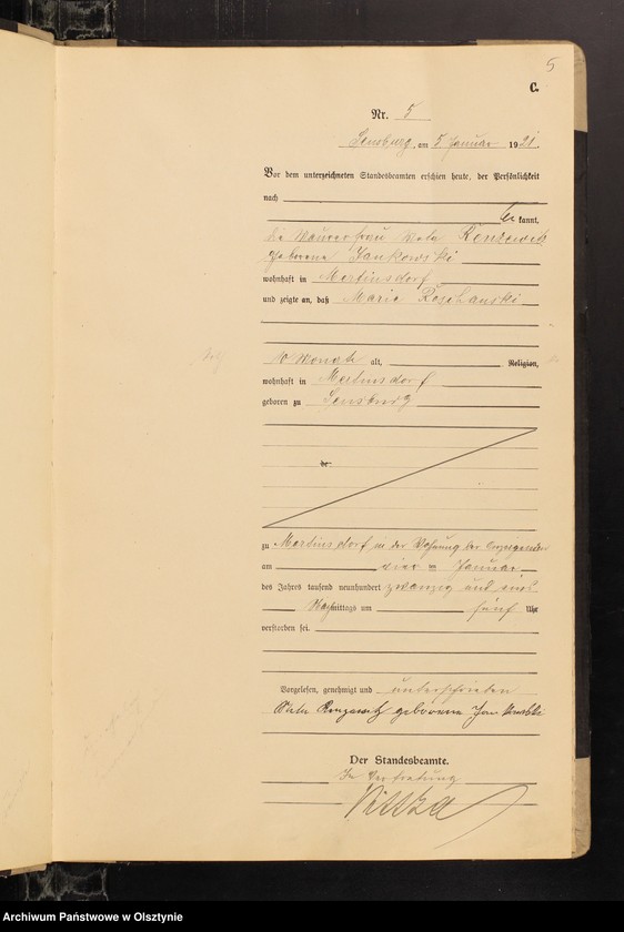 image.from.unit.number "Sterbe-Haupt-Register Nr 1-199"