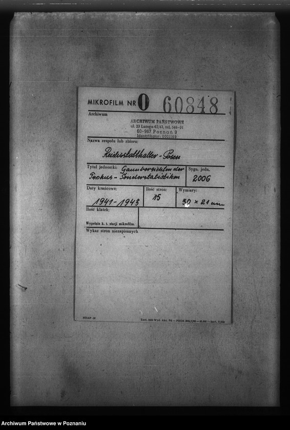 Obraz 2 z jednostki "Gauübersichten der Typhus - Sonderstatistiken"