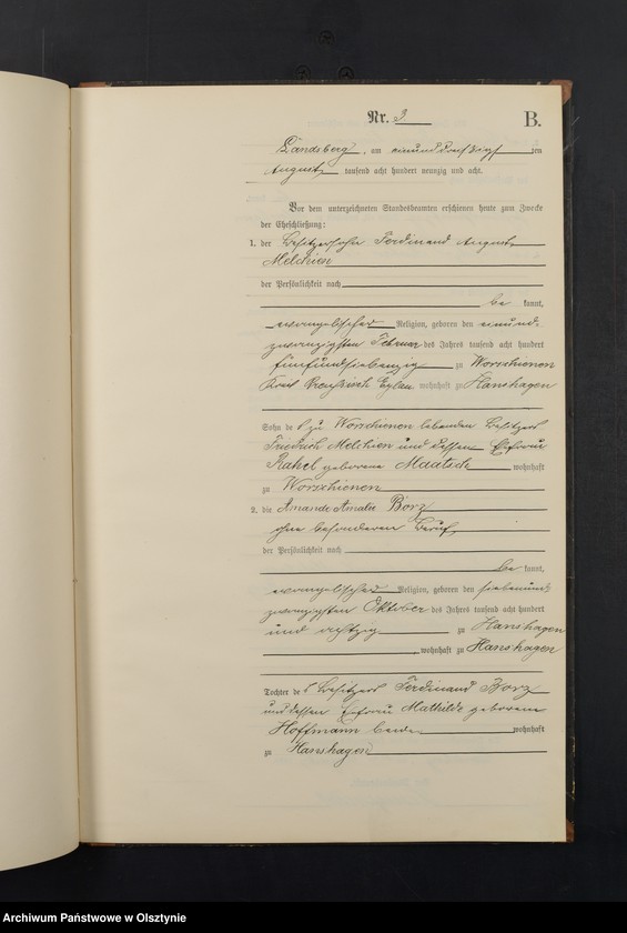 image.from.unit.number "Heiraths-Neben-Register Nr 1 - 8"