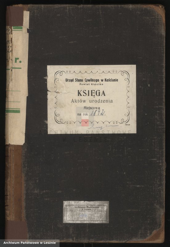 Obraz 2 z jednostki "[Księga urodzeń - miasto]"