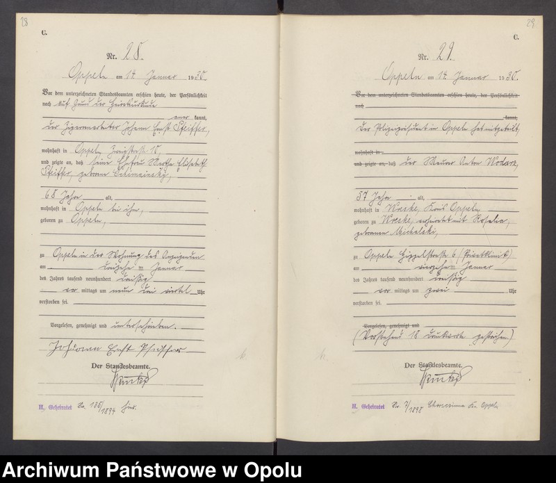 Obraz 19 z jednostki "[Rejestr zgonów] 1930 Tom I Nr 1-423"
