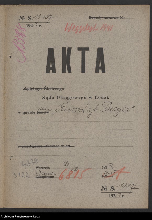 Obraz 2 z jednostki "Hersz Lajb Berger – sprzedaż manufaktury"