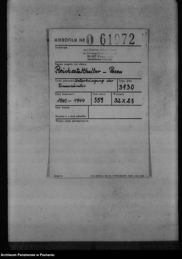 Obraz 2 z jednostki "Unterbringung der Finanzämter"