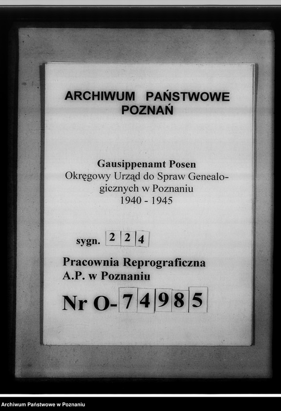 Obraz 13 z jednostki "[Zestawienie ksiąg kościelnych z powiatu kępińskiego]"