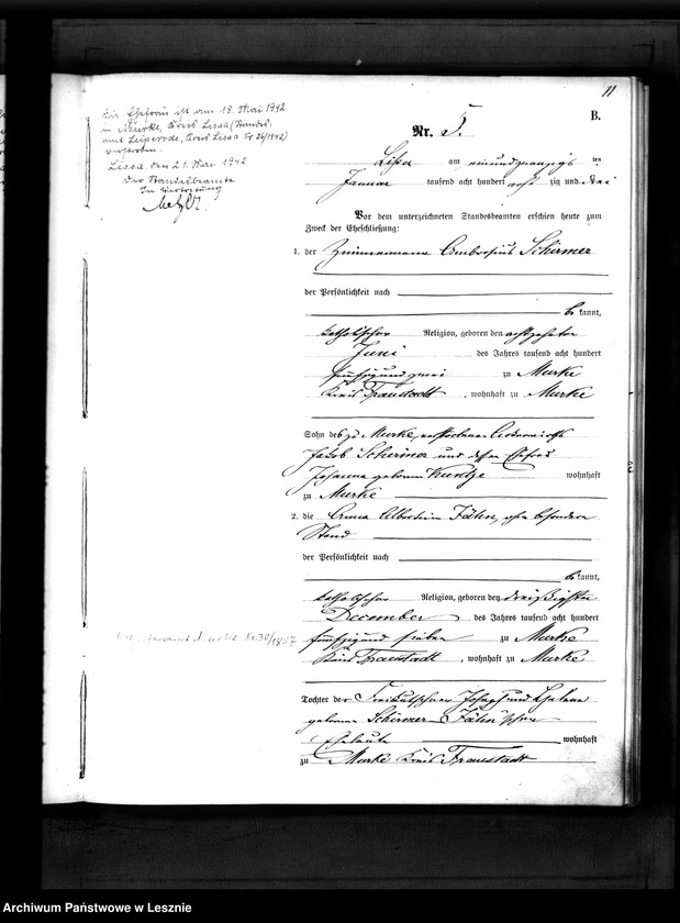 Obraz 12 z jednostki "[Księga małżeństw - wieś]"