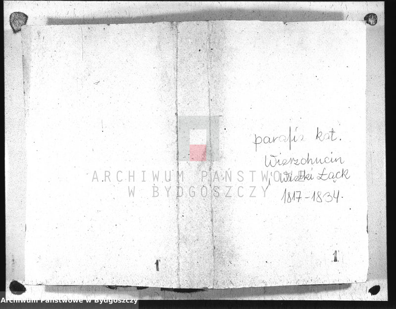 image.from.team "Akta metrykalne parafii rzymskokatolickiej w Wierzchucinie, pow. Bydgoszcz"
