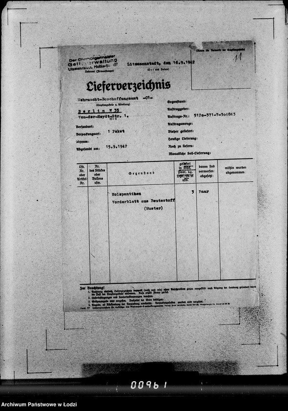 Obraz 15 z jednostki "371 Holzpantoffeln A-K. Auslieferung"