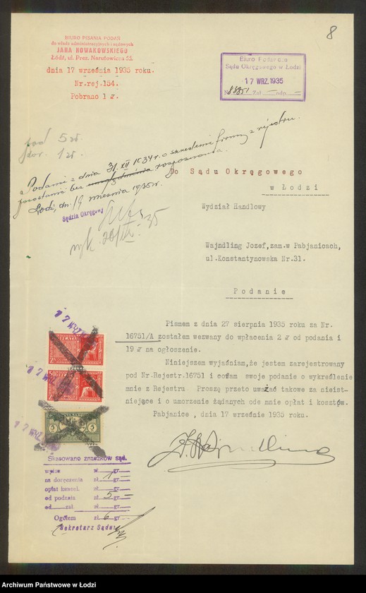 Obraz 10 z jednostki "Josek Wajdling- wyrób manufaktury"