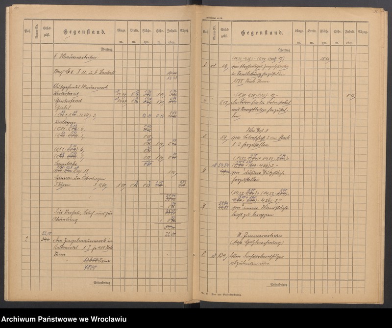 Obraz 20 z jednostki "Sonderentwurf und Kostenanschlag für einen Gerätenschuppen und ein Nadelschutzdach am Wehr in Bartheln"