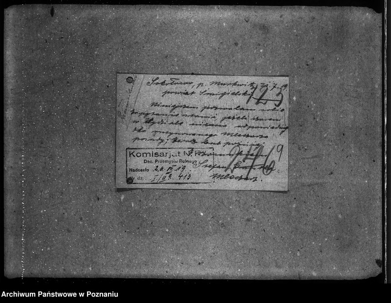 Obraz 13 z jednostki "Naczelna Rada Ludowa w Poznaniu wnioski rzemieślników"