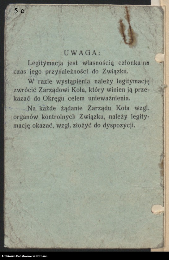 image.from.unit.number "Poznań - Stare Miasto akta koła."
