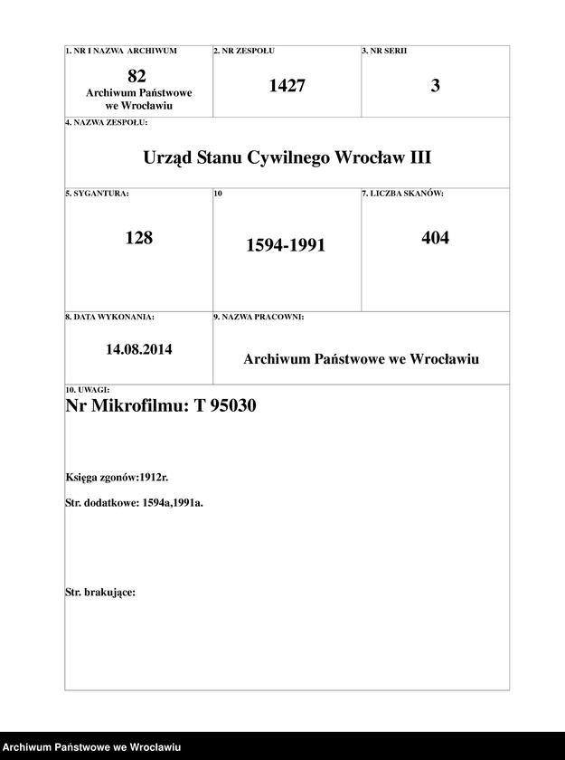 image.from.unit.number "Sterbe Haupt Register Standesamt Breslau III 1912 Band 5"