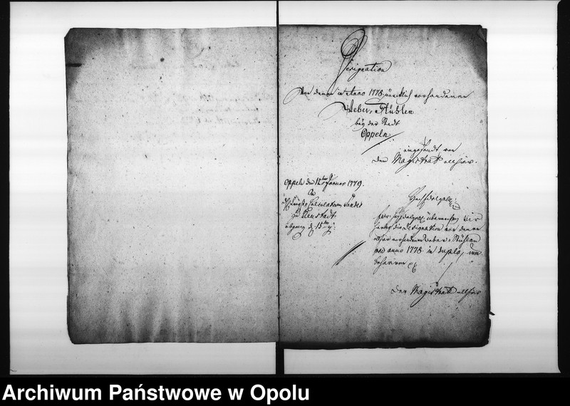 Obraz 7 z jednostki "Acta Designations von denen bey der Stadt Oppeln vorhandenen Weber-Stühlen"