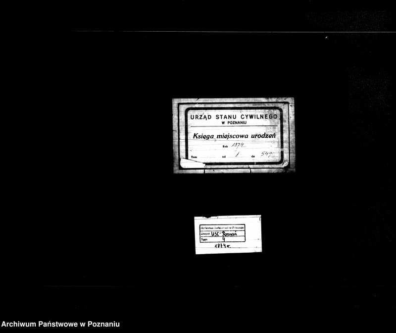 Obraz 1 z jednostki "Księga urodzeń"