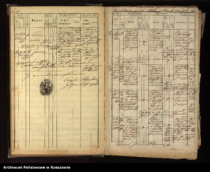 image.from.unit.number "Księga urodzeń, małżeństw i zgonów dla miejscowości Jasień, Ustrzyki Dolne, Strwiążyk"