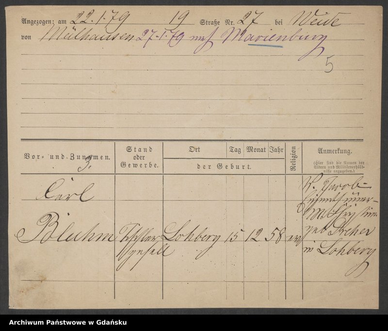 image.from.unit.number "Karty meldunkowe: Bluhm K. - Blumenthal"