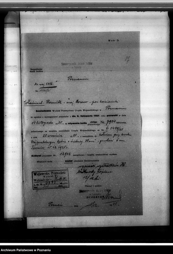 Obraz 11 z jednostki "Majątek Borowo pow. kościański, własność O. Bernuthe nr woj. kotła 5856"