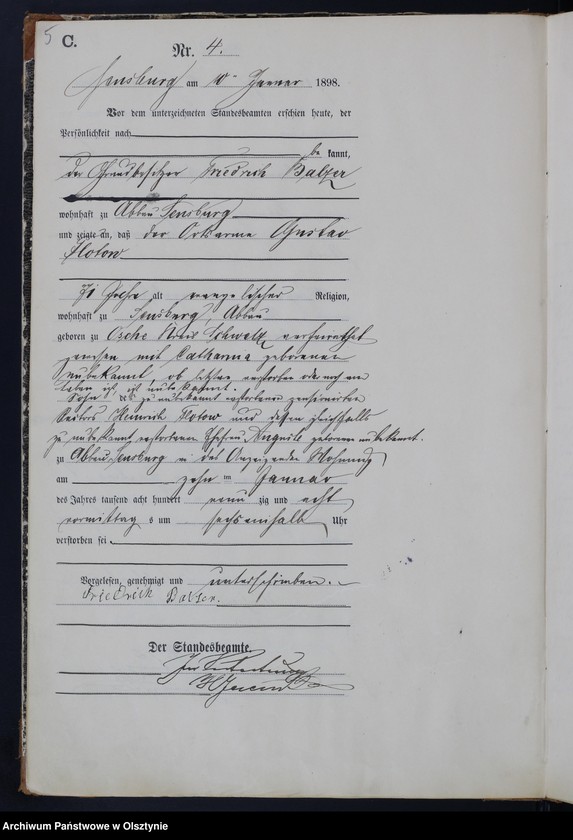 image.from.unit.number "Sterbe-Haupt-Register Nr 1 - 227"