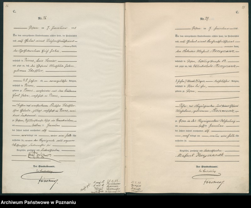 Obraz 16 z jednostki "Księga miejscowa zgonów tom I [Rejestr główny zgonów]"