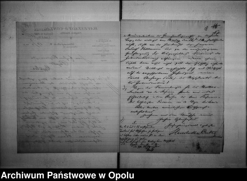 Obraz 20 z jednostki "Acta des Magistrats zu Oppeln betreffend Kleinbahnproject Oppeln-Sakrau-Carlsmarkt Vol. I"