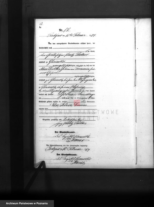 Obraz 14 z jednostki "Księga urodzeń"