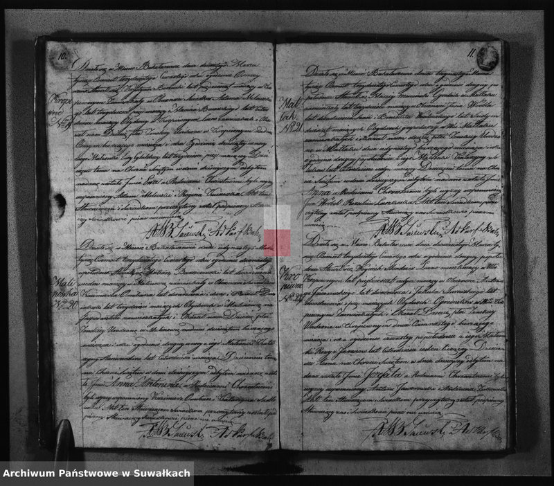 image.from.unit.number "Księga Duplikat Urodzonych, Zaślubionych Umarłych z roku 1834 Parafij Bakałarzewskiey Przeznaczona do Archiwum Hipotecznego Powiatu Dąbrowskiego"