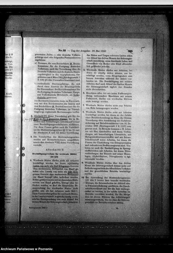 Obraz 9 z jednostki "Mutterschutz vom 17. V. 1942."