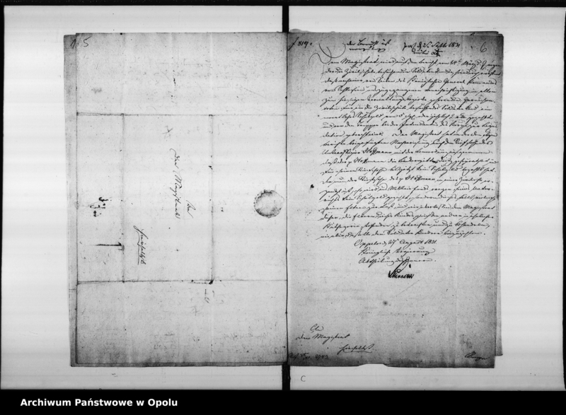 Obraz 7 z jednostki "Acta des Magistrats zu Oppeln betreffend das Schulgeld für Militairkinder 1831-60"