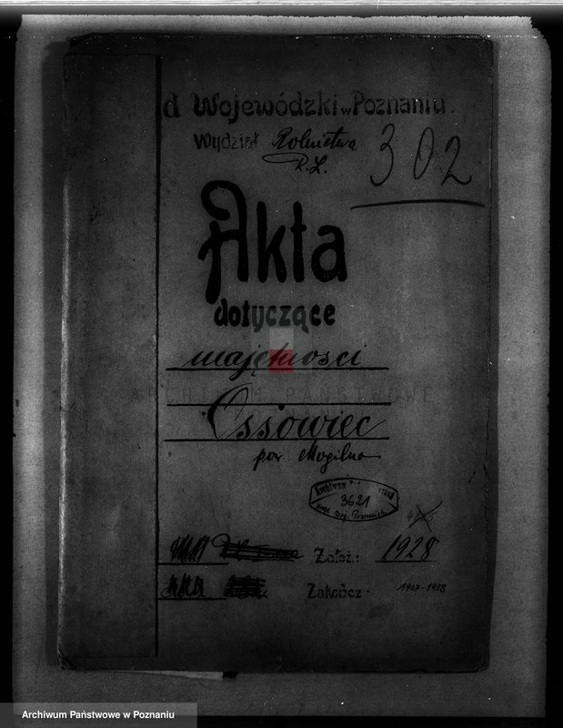 Obraz 4 z jednostki "Majętność /leśna Ossowiec/ powiat mogileński"