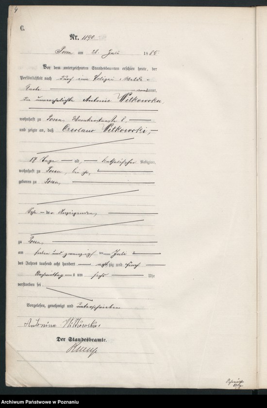 Obraz 7 z jednostki "Księga zgonów t. III"