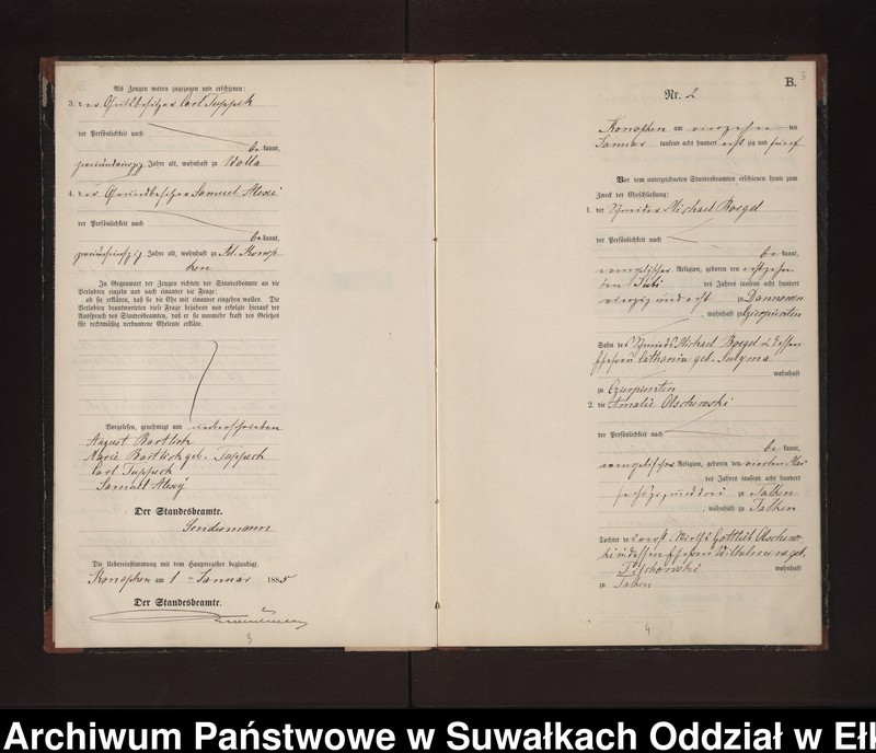 image.from.unit.number "Heiraths-Neben-Register des Preussischen Standes-Amtes Gr. Konopken Kreis Loetzen"