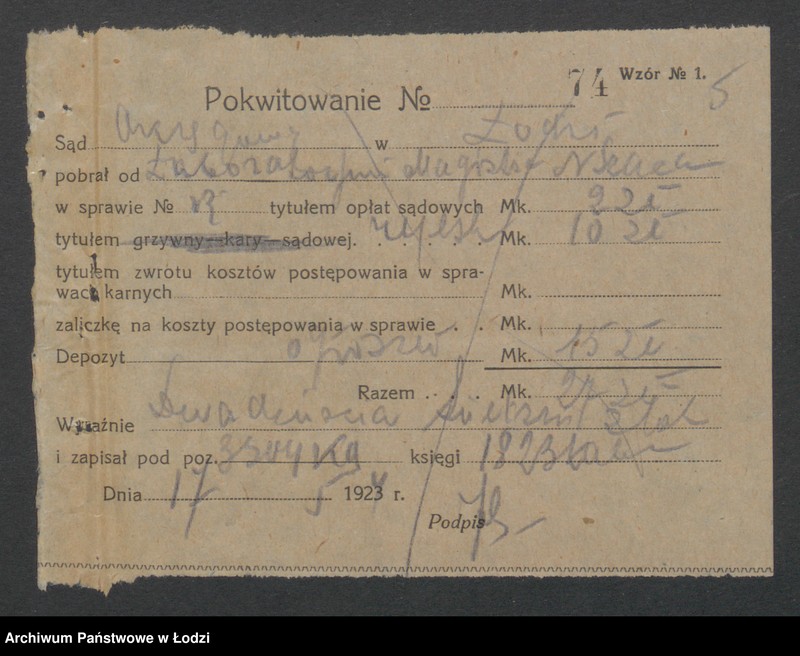 Obraz 7 z jednostki "Laboratorium Magistra N.Szaca, właściciel inż. Aleksander Russak i Szac Sukcesorowie"