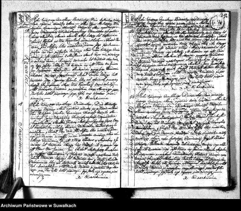 image.from.unit.number "Akta urodzonych gminy wieysieyskiey 1820 roku"