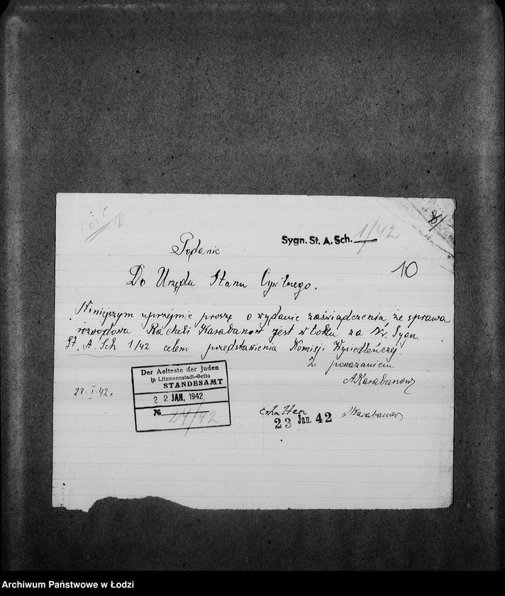 Obraz 12 z jednostki "[Sprawy rozwodowe]"