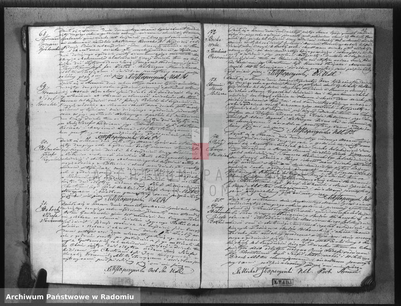 image.from.unit.number "Dupplikat akt religijno cywilnych urodzenia, małżeństwa i zejścia z parafii Stromiec 1862 roku"