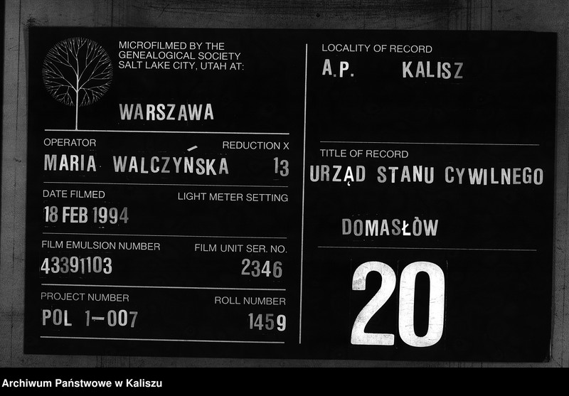 Obraz 1 z jednostki "[Księga małżeństw]"
