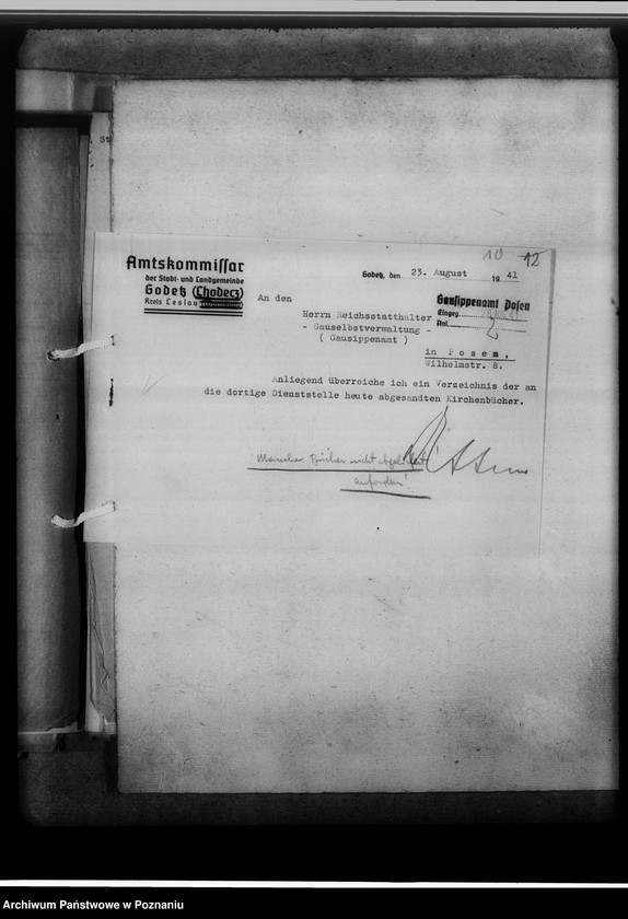 image.from.unit.number "Einziehungsprotokolle [ksiąg kościelnych] Leslau-Land [powiat włocławski, województwo bydgoskie]"