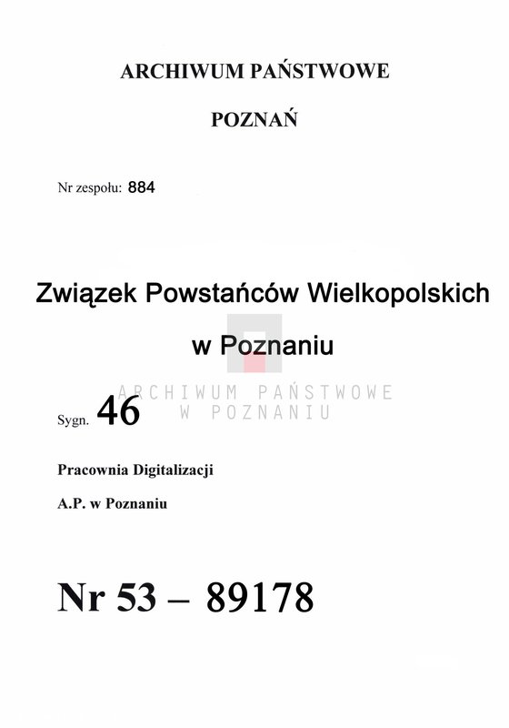 Obraz 1 z jednostki "Wnioski o odznaczenia [Związku Weteranów Powstań Narodowych Rzeczypospolitej Polski]"